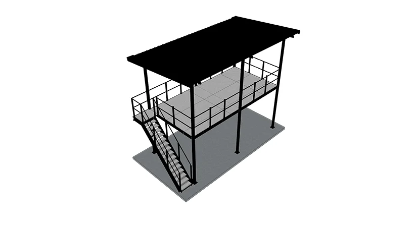 Cover mezzanine floor