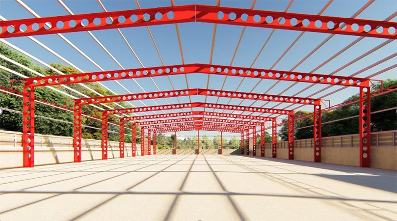 Product cellular beam warehouse 25x60