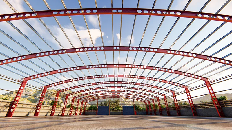 Product cellular beam warehouse 35x60