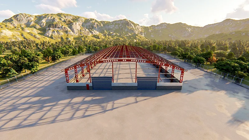 Product cellular beam warehouse 35x60