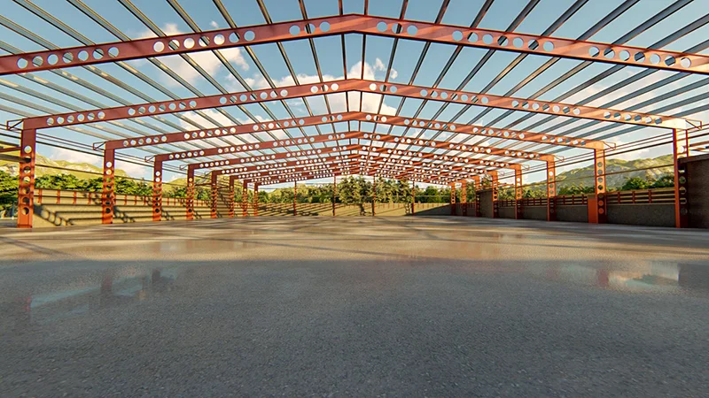 Product cellular beam warehouse 40x60