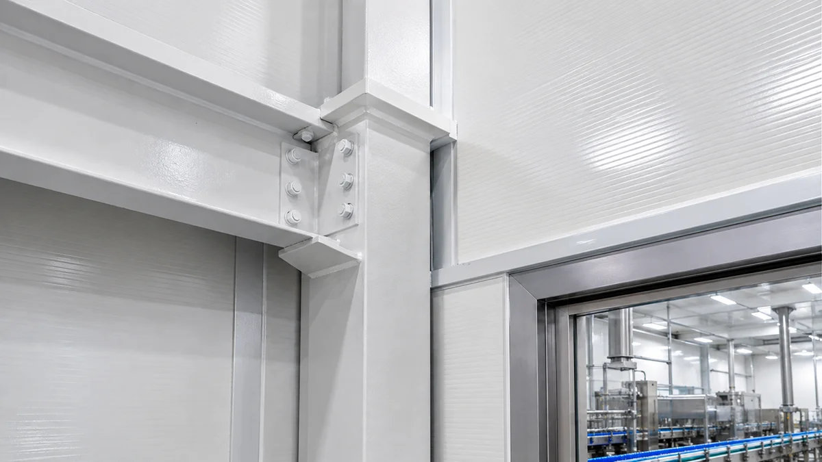 Smart frame clean room joint